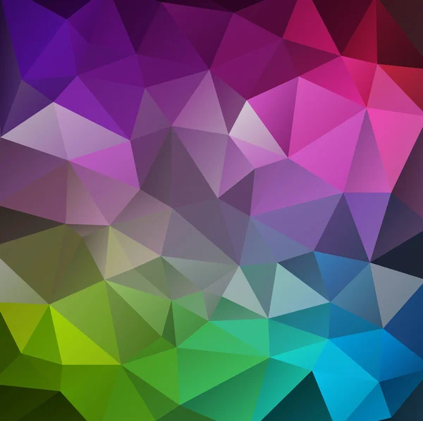 Fond coloré abstrait de triangles — Image vectorielle