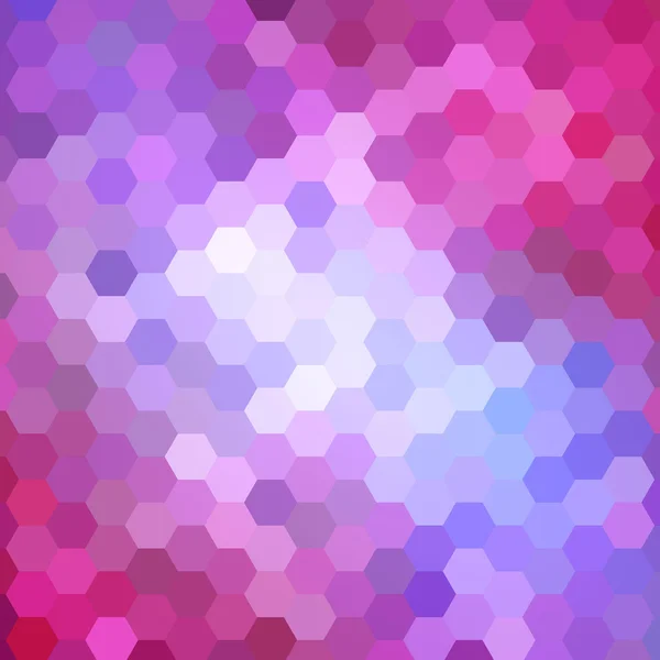 Abstract colorful background of hexagons — Stock Vector