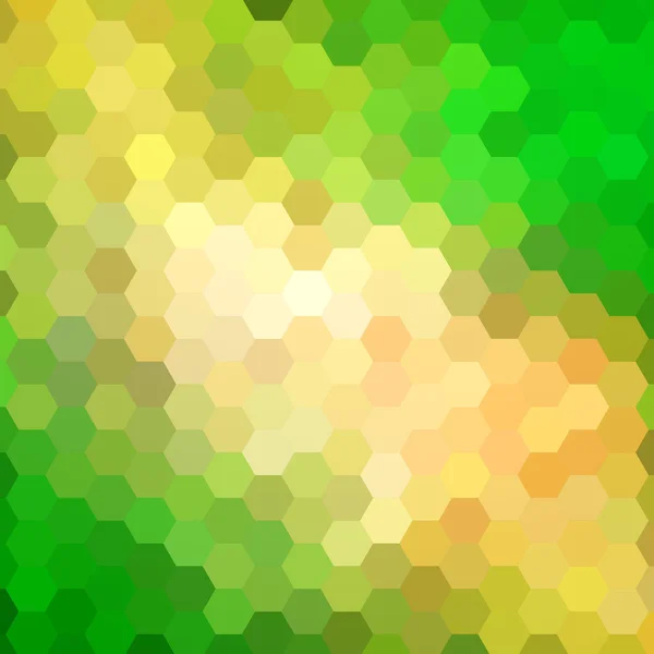 Fondo colorido abstracto de hexágonos — Vector de stock