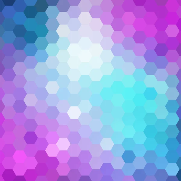 Abstract colorful background of hexagons — Stock Vector