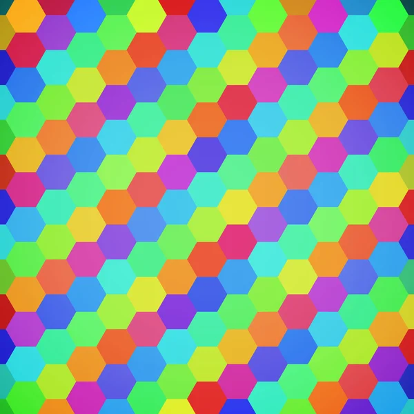 Hexagons arrière-plan — Image vectorielle