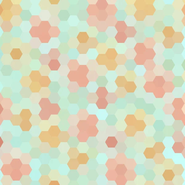Fond coloré abstrait d'hexagones — Image vectorielle
