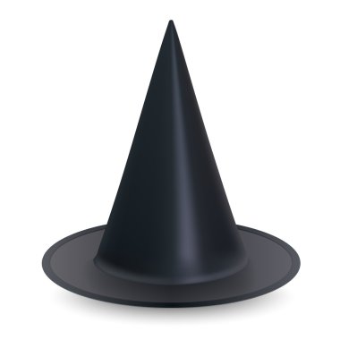 Konik Kara Cadı şapka