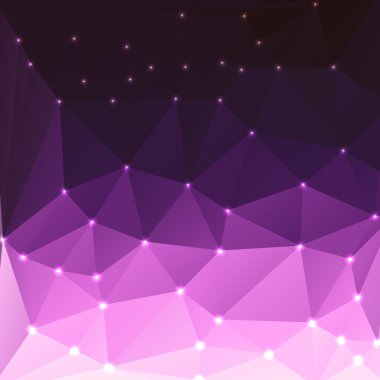soyut mor üçgenler vektör arka plan