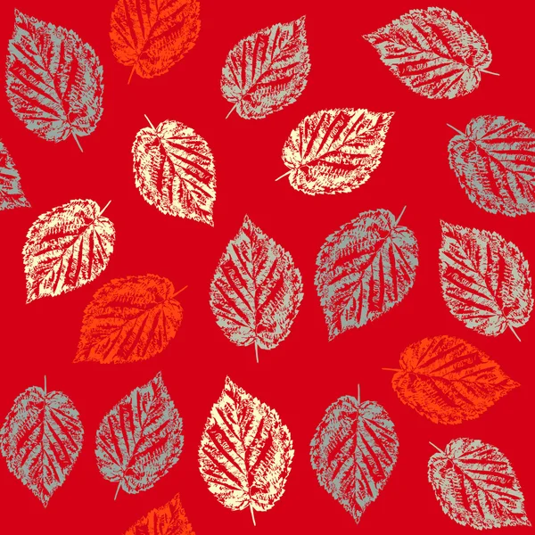 Patrón de hojas caídas — Archivo Imágenes Vectoriales