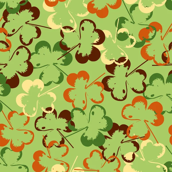 Seamless pattern texture with leaves — Stock Vector