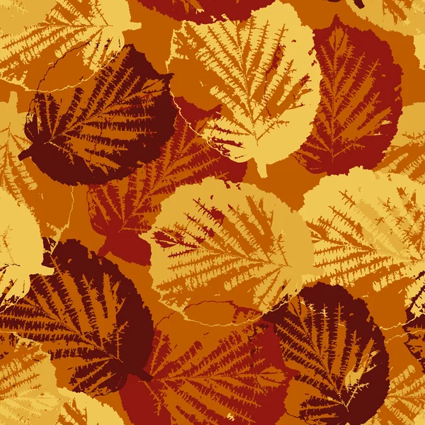 Textura de patrón sin costuras con hojas — Archivo Imágenes Vectoriales