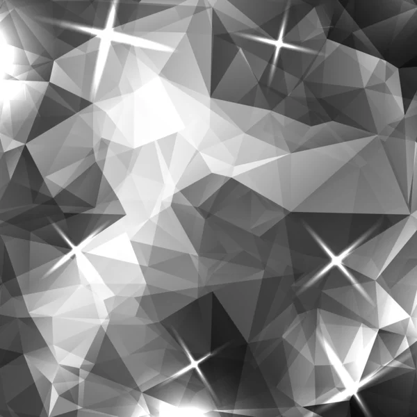 Abstrakte graue Dreiecke Hintergrund — Stockvektor