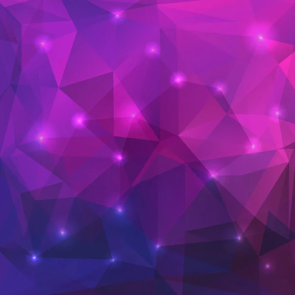 Resumen púrpura triángulos vector de fondo — Vector de stock