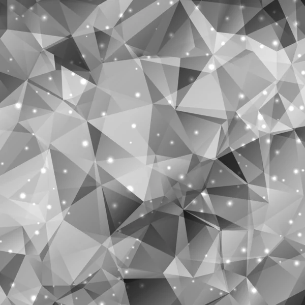 Résumé fond triangles gris — Image vectorielle