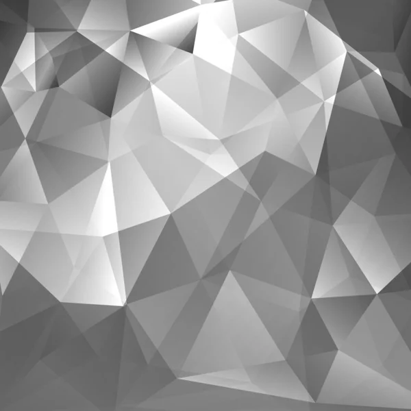 Fondo de triángulos gris abstracto — Vector de stock