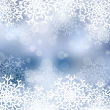 Kar taneli Noel arkaplanı