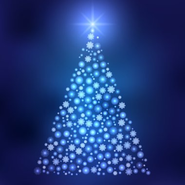 Noel ağacı ile arkaplan