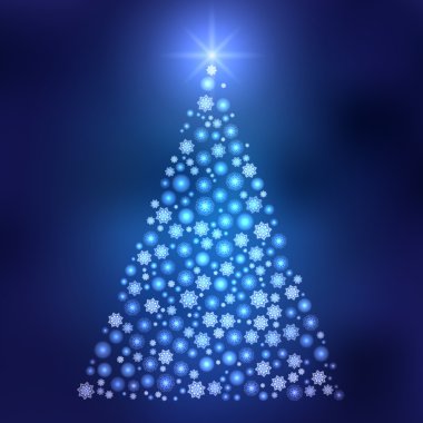 Noel ağacı ile arkaplan