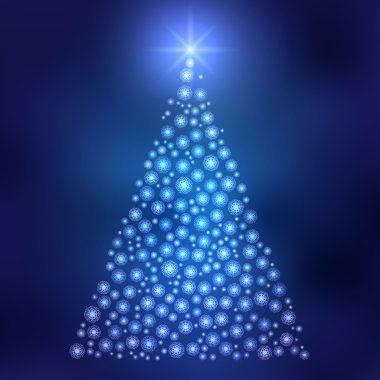 Noel ağacı ile arkaplan
