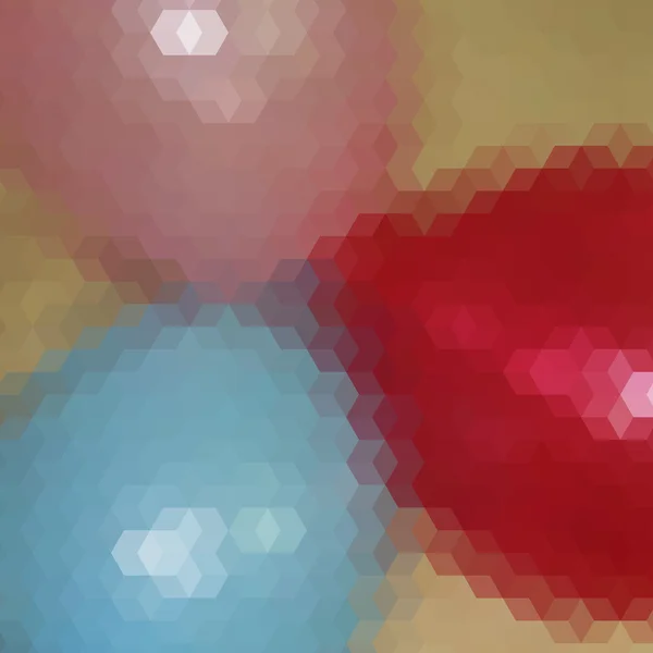 Abstraktní barevné pozadí šestiúhelníků — Stockový vektor