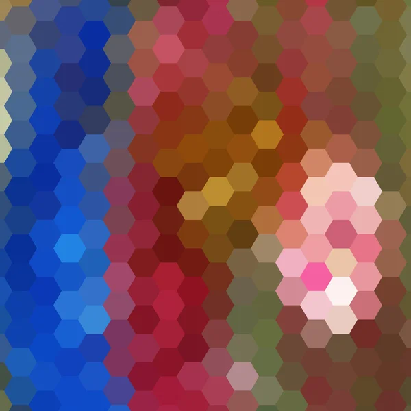 六边形的抽象彩色背景 — 图库矢量图片