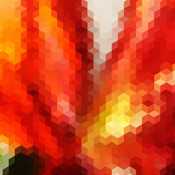 Abstrakt färgstarka bakgrund av hexagoner — Stock vektor