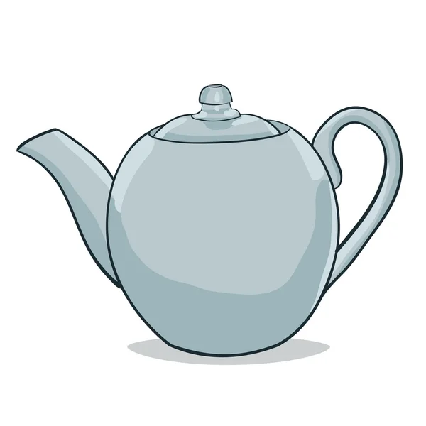 彩绘茶壶 — 图库矢量图片