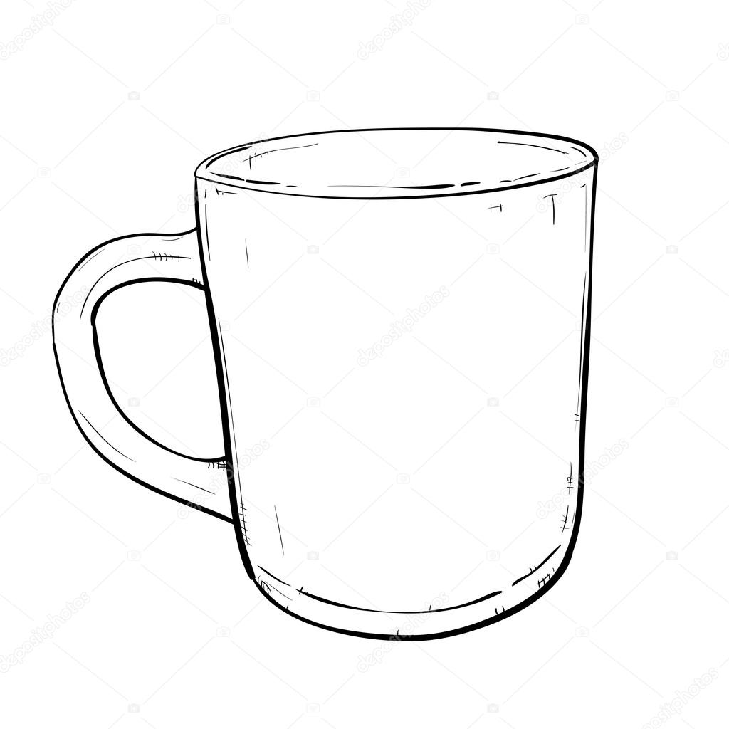 cup outline clip art - photo #8