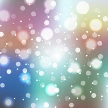 Sparkles ile arka plan bulanık