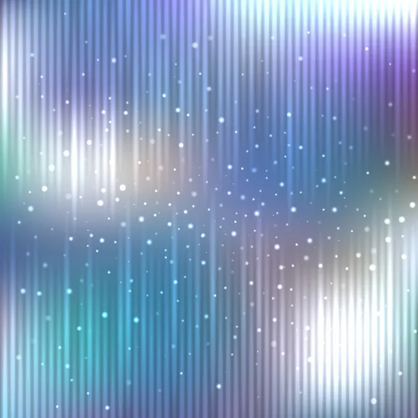 Particules lumineuses sur fond flou — Image vectorielle