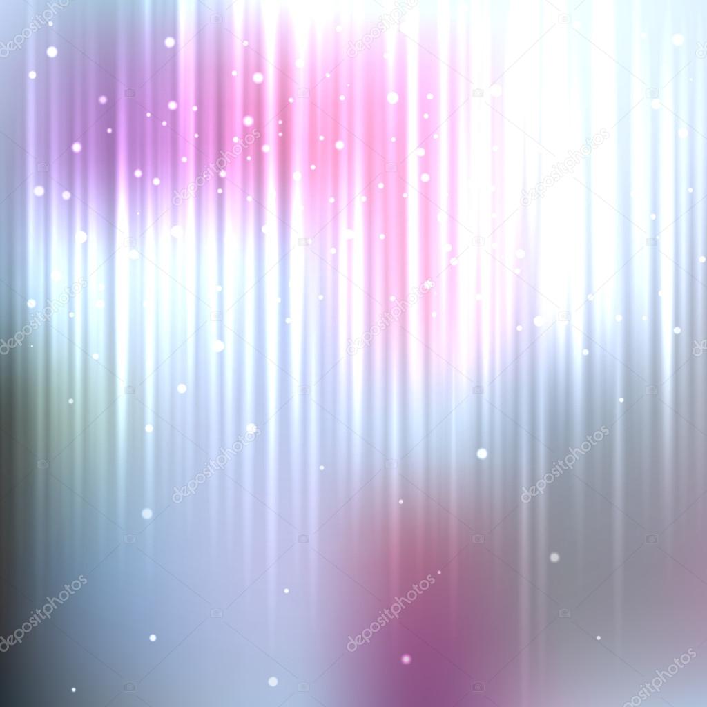 Bright particles on blurred background