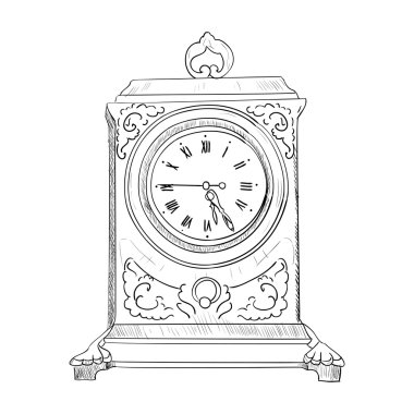 Hand draw clock