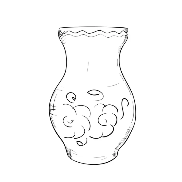 Caraffa disegnata a mano — Vettoriale Stock