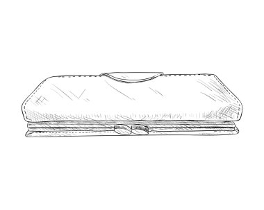 deri cüzdan taslağını