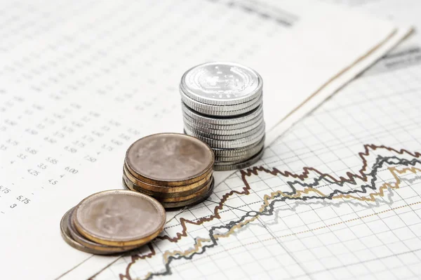 Grafik arka plan yatay biçimde sikkelerinde