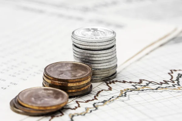 Grafik arka plan yatay biçimde sikkelerinde