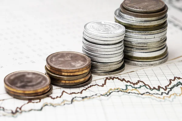 Grafik arka plan yatay biçimde sikkelerinde