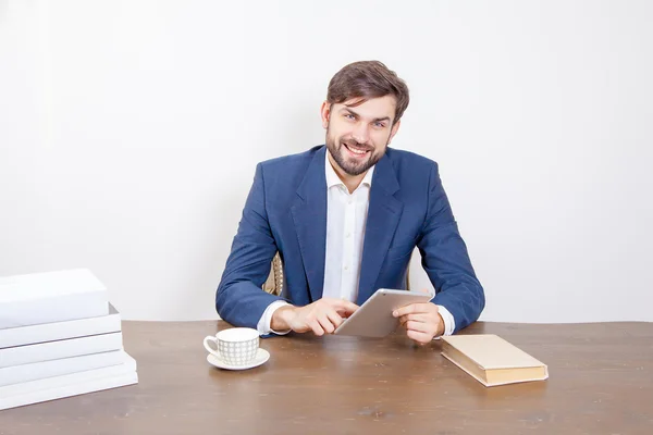 Tecnología, personas y concepto empresarial . — Foto de Stock