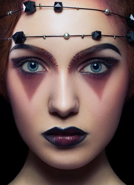 Skönhet makeup studio shoot. — Stockfoto