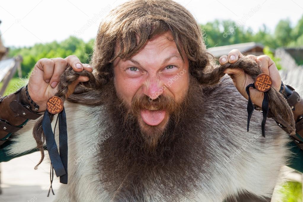 Crazy viking face