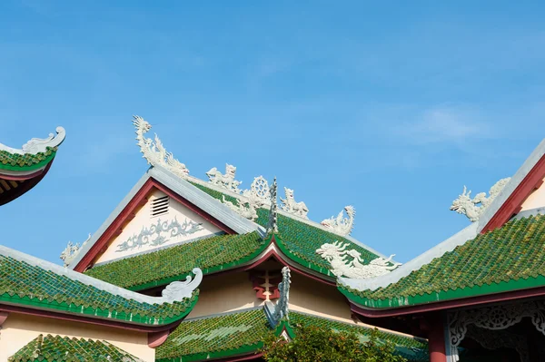 Tapınak Linh Ung Pagoda Vietnam Danang çatılar — Stok fotoğraf