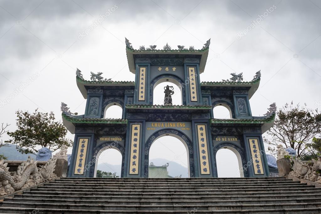 Gates of Linh Ung Pagoda Vietnam Danang