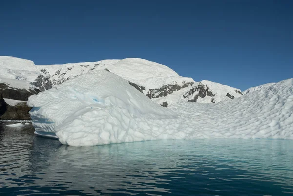 Paradisvikens Glaciärer Och Berg Antarktis Antarktis — Stockfoto