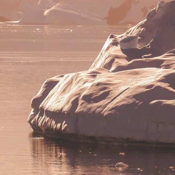 Paradisvikens Glaciärer Och Berg Antarktis Antarktis — Stockfoto