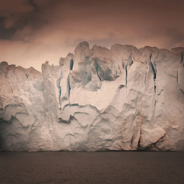 Geleiras Montanhas Baía Paraíso Península Antártica Anttarti — Fotografia de Stock