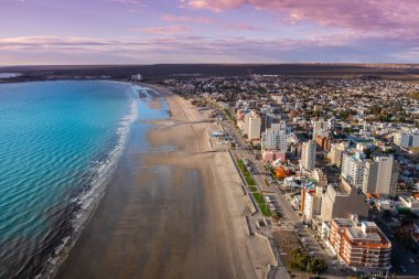 Puerto Madryn Şehri, Yarımada Valdes 'e giriş kapısı, Dünya Mirası Alanı, Patagonya, Arjantin.