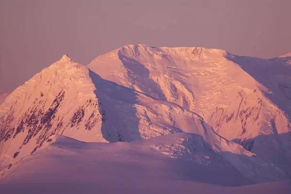 Лемер Протікає Прибережним Ландшафтом Горами Айсбергами Антарктичним Півостровом Антарктикою — стокове фото