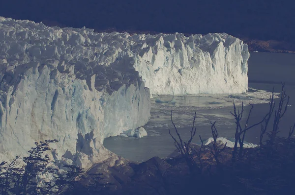 Glaciar Perito Moreno Parque Nacional Los Glaciares Província Santa Cruz — Fotografia de Stock