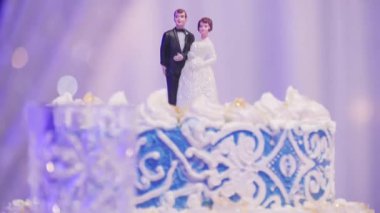 Düğün pastası ve süslemesi.