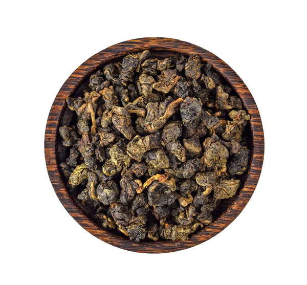 Сухой Чай Листья Изолированы Белом Фоне — стоковое фото