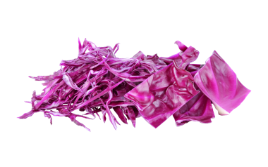 Kırmızı lahana dilimlenmiş şeffaf png