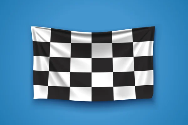 Foto van finish vlag — Stockvector