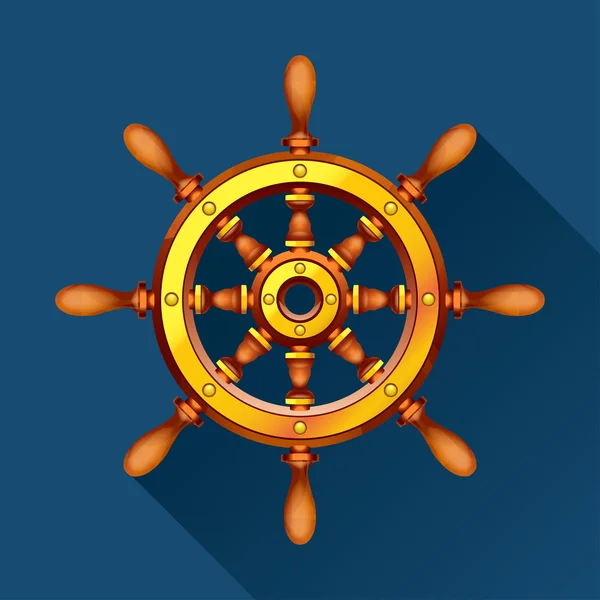 Boat wheel 2 — Stock Vector © IfH85 102776258