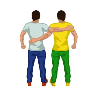 İki gay siluet
